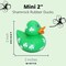4E's Novelty 24 Pcs St Patricks Day Rubber Ducks - 2 inch Shamrock Rubber Duckies Bulk - St. Patrick's Day Gifts for Kids Party Favors Accessories